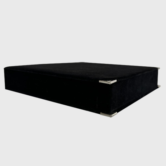 Tabak Plaket Kutusu Siyah - 28x28cm